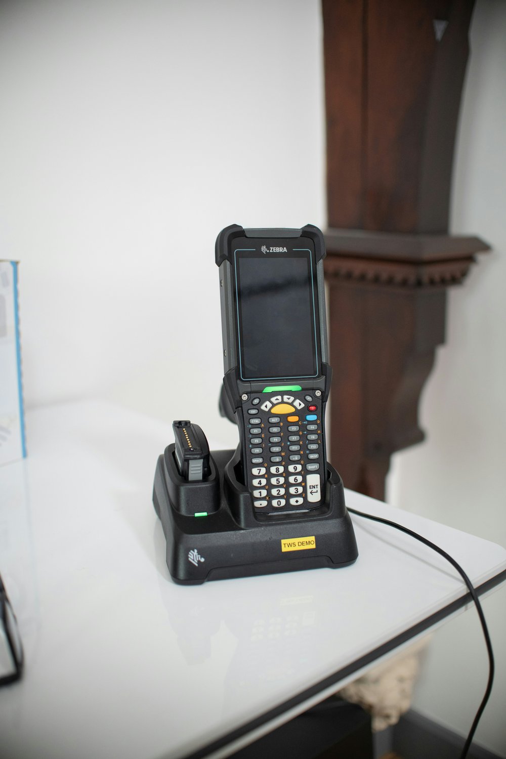 Terminal mobile Zebra prêt à l'emploi