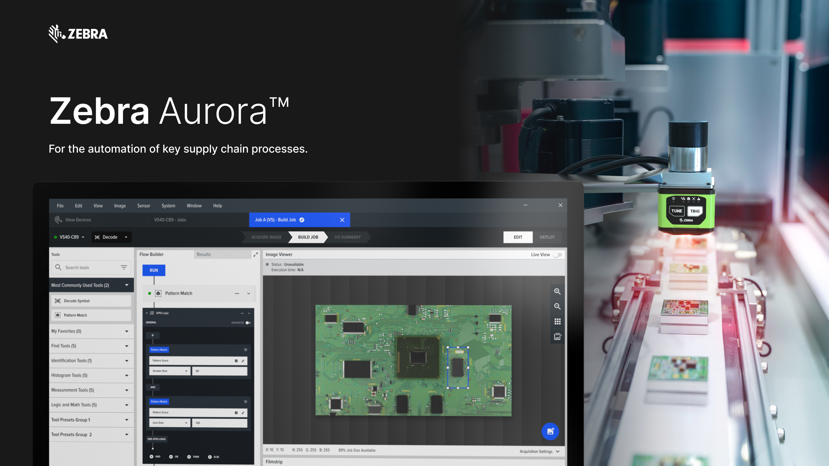 Zebra Aurora Vision Studio - Logiciel de Vision Industrielle