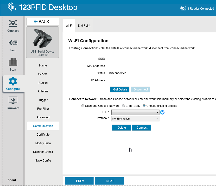 123RFID Desktop - Outil de Configuration